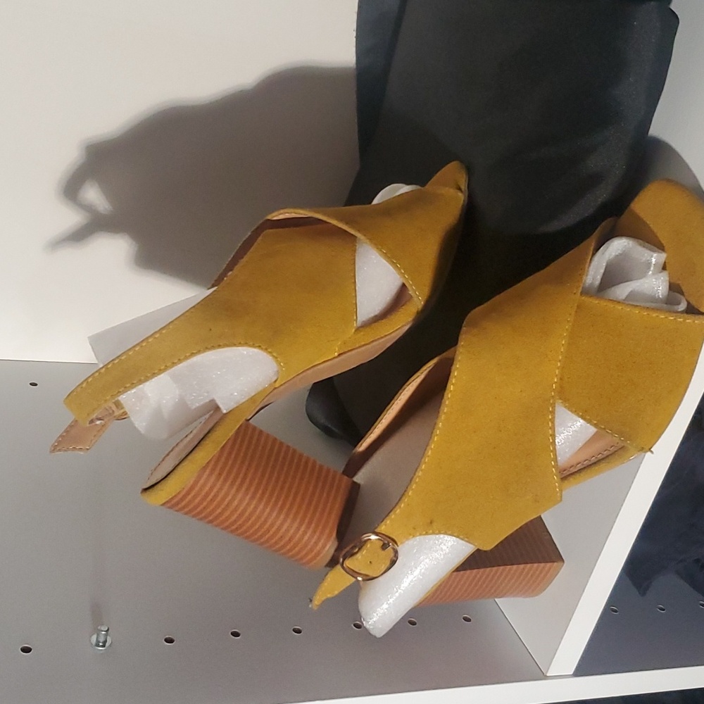 MUSTARD HEELS SHOES